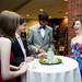 Junior and "officer" Natalie Zimmerman (right) laughs as she talks about the centerpieces during Saline High School prom at EMU on Saturday, May 4. She helped create the decorations. Daniel Brenner I AnnArbor.com